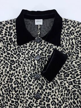 Armani Collezioni Women’s Animal Print Blazer Sz 8/10